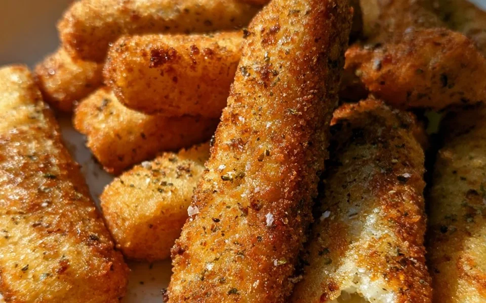 Dita della strega salate al formaggio su un piatto decorativo