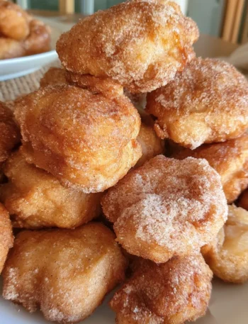 Frittelle di mele alla cannella fresche e golose sul piatto