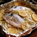 Orata al forno con finocchi e limone, piatto elegante e saporito
