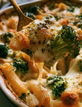 Pasta al forno con broccoli e scamorza, ricetta deliziosa e cremosa