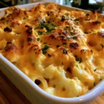 Pasta al forno con cavolfiore e besciamella, piatto appetitoso e cremoso