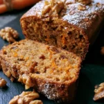 Plumcake con carote, noci e cannella, un dolce soffice e profumato