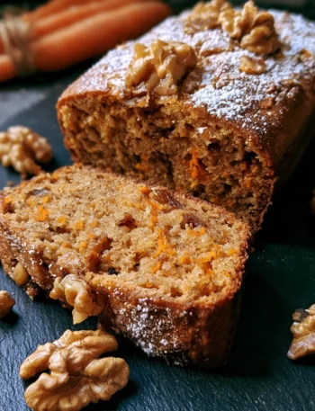 Plumcake con carote, noci e cannella, un dolce soffice e profumato