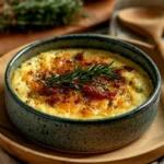 Polenta pasticciata al forno con formaggi, un piatto tradizionale italiano