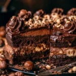 Torta nocciole e cioccolato, dolce ricco e goloso