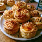 Deliziosi tortini di zucca e parmigiano pronti da gustare.