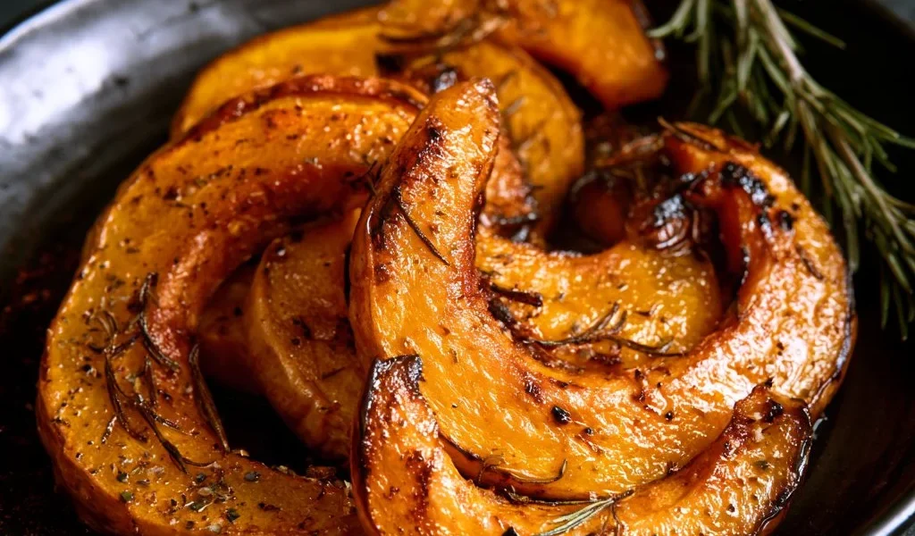 Zucca al forno con paprika e rosmarino, piatto autunnale delizioso